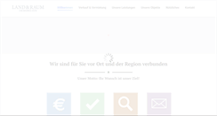 Desktop Screenshot of landundraum.de